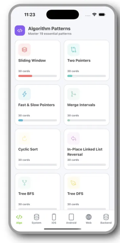 Algogo app screenshot